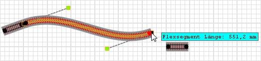 Railroad-Professional: Flexgleis während der Verformung per Flexsystem