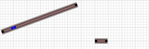 Railroad-Professional: Flex track before deformation by flex system