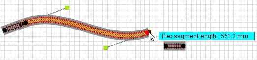 Railroad-Professional: Flex track during deformation by flex system